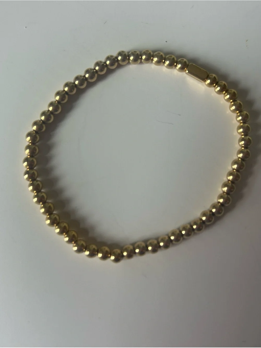 Jade and Gold Beaded Bracelet Set - Picture 6 of 9
